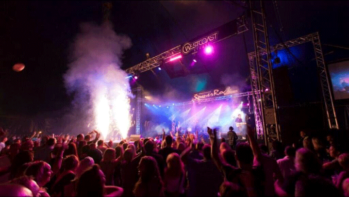 Stage Hire at a music festival